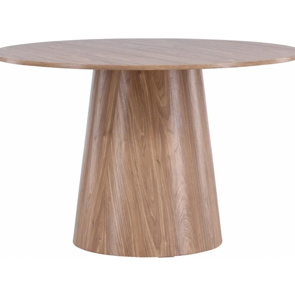 Matbord Lanzo - Natur Ø120 cm + Textilrengöring för möbler