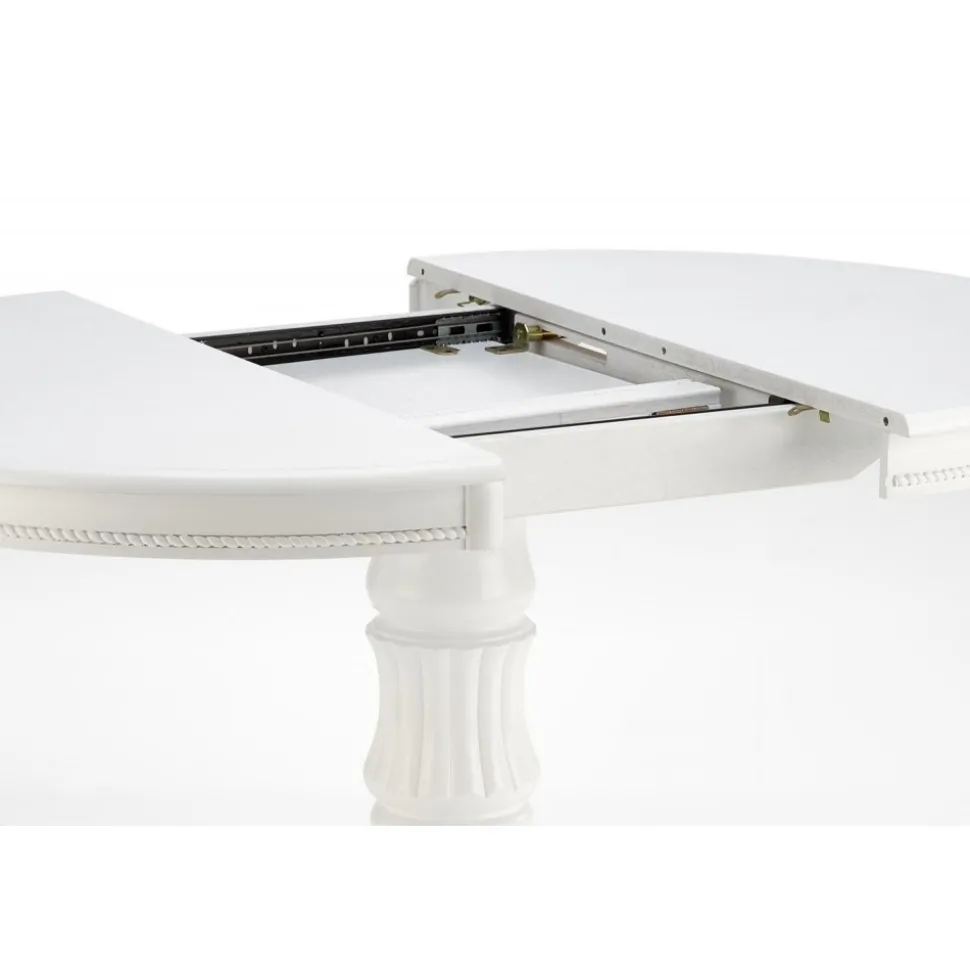 Matbord med butterfly skiva 90-124 cm vit - Dana + Möbeltassar