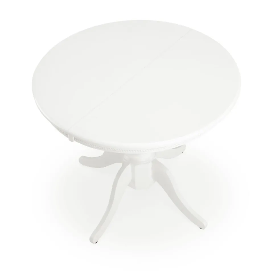 Matbord med butterfly skiva 90-124 cm vit - Dana + Möbeltassar