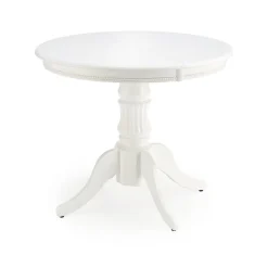 Matbord med butterfly skiva 90-124 cm vit - Dana