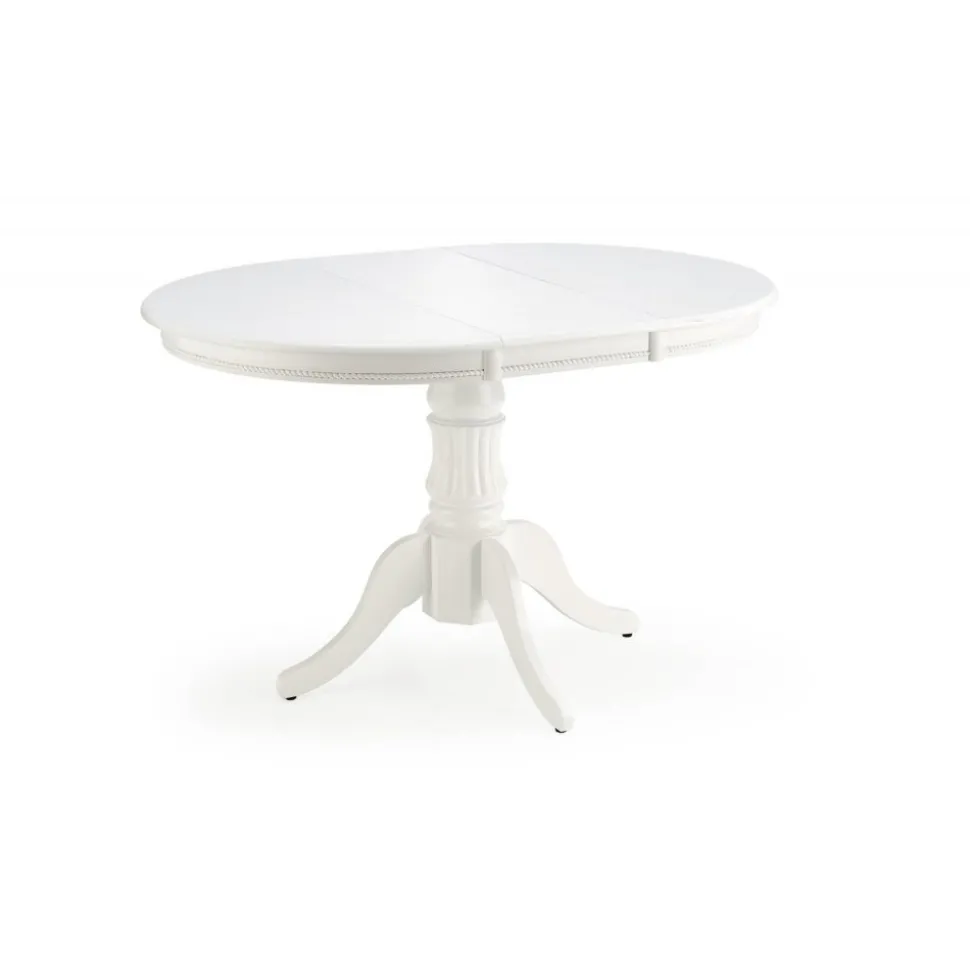 Matbord med butterfly skiva 90-124 cm vit - Dana