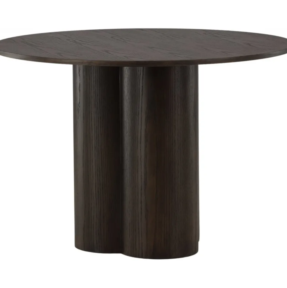 Matbord Olivia runt 110 cm Mocka