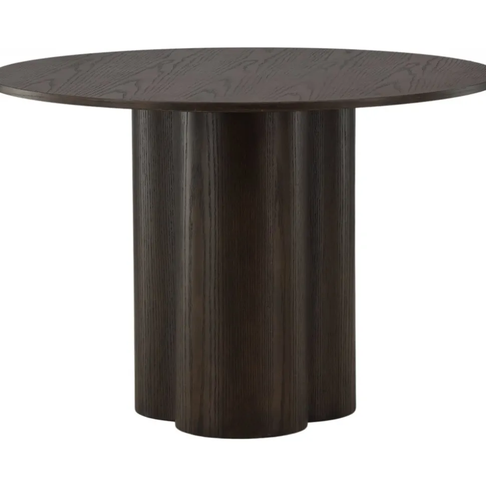 Matbord Olivia runt 110 cm Mocka