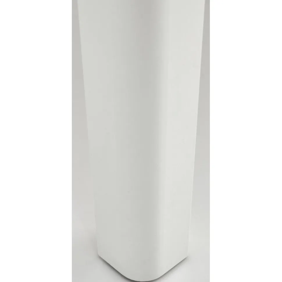 Matbord runt förlängningsbart ek/vit 102-142 cm - Berivan