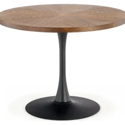 Matbord runt valnöt - svart 100 cm - Towson + Möbeltassar