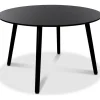 Matbord svart Ø120 cm - Rosvik + Fläckborttagare för möbler