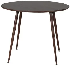 Matbord valnöt Ø100 cm - Plaza