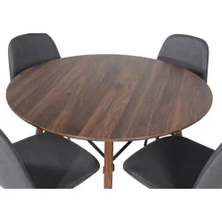 Matbord valnöt Ø100 cm - Plaza