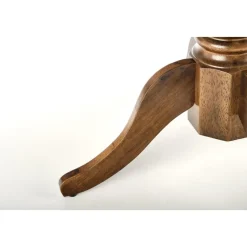 Matbord valnöt förlängningsbart 90-124 cm + Möbeltassar