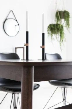 Matbord valnöt förlängningsbart 180 till 220 cm - Montreux