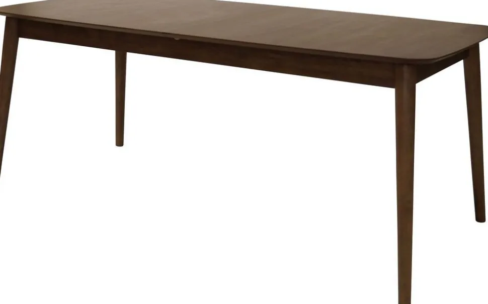 Matbord valnöt förlängningsbart 180 till 220 cm - Montreux + Textilrengöring för möbler