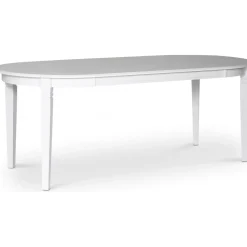 Matbord vitt 200x95 cm - Sandhamn + Textilrengöring för möbler