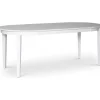 Matbord vitt 200x95 cm - Sandhamn + Möbeltassar