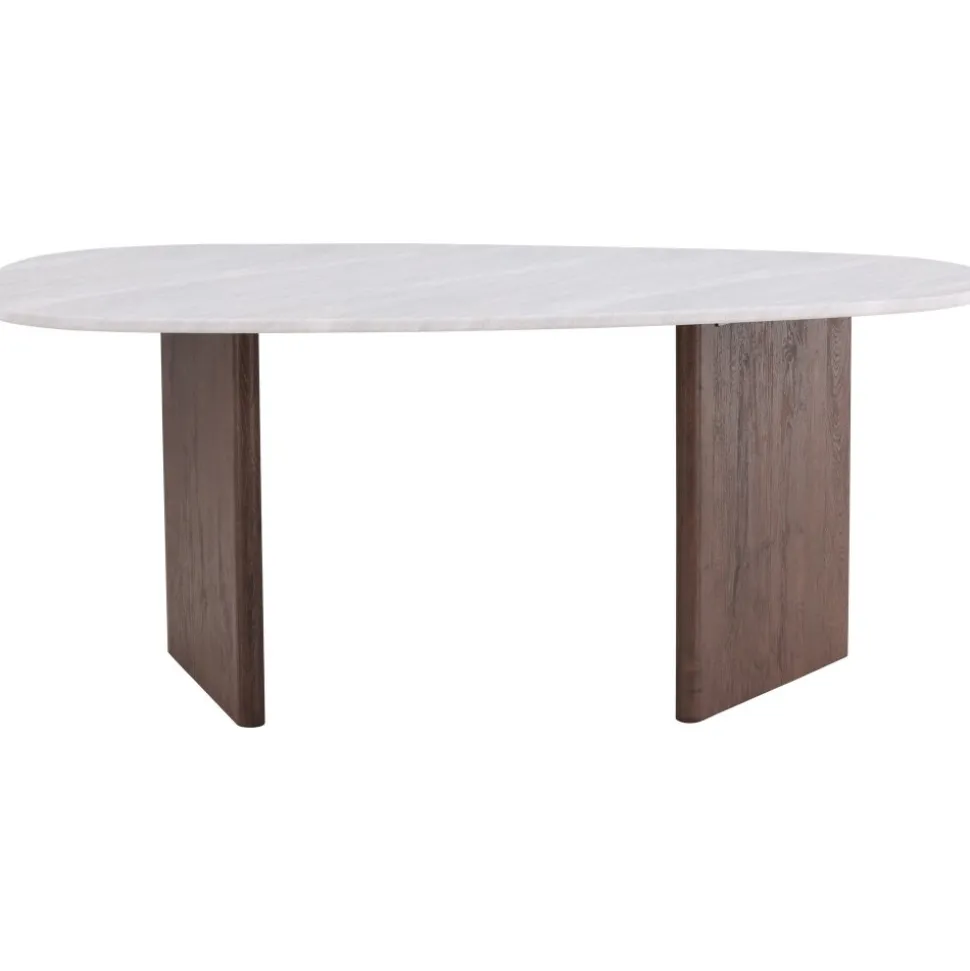 Matbord 180x90 cm Brunt / ljusgrå Grönvik + Möbeltassar