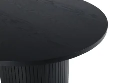 Matbord 200x90 cm svartbetsat - Bianca