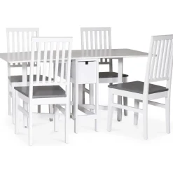 Matgrupp - Klaffbord med 4 stolar stolar Fårö
