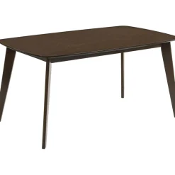 Matgrupp i valnöt; bord 150 x 90 cm med 4 st stolar