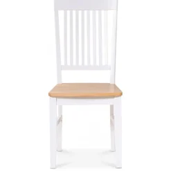 Matgrupp: Läckö matbord, runt - vit / oljad ek + 4 st Selma stol - vit / oljad ek + 4.00 x Stolsdyna