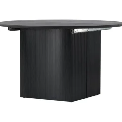 Matilda matbord 130-180 x 130 cm - Svart