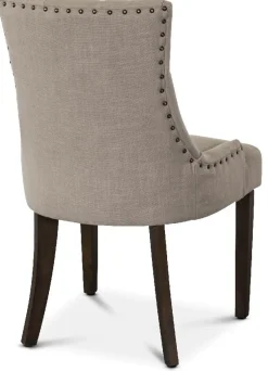 Matstol beige/brun - Tuva + Textilrengöring för möbler