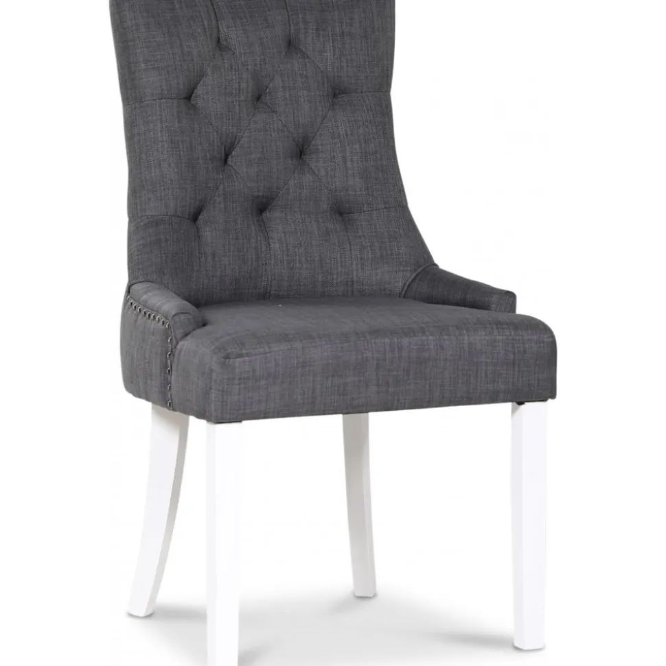 Matstol grå/vit - Tuva Newport