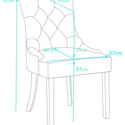 Matstol i beige sammet - Tuva + Möbeltassar
