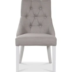 Matstol med handtag (Beige/vit)