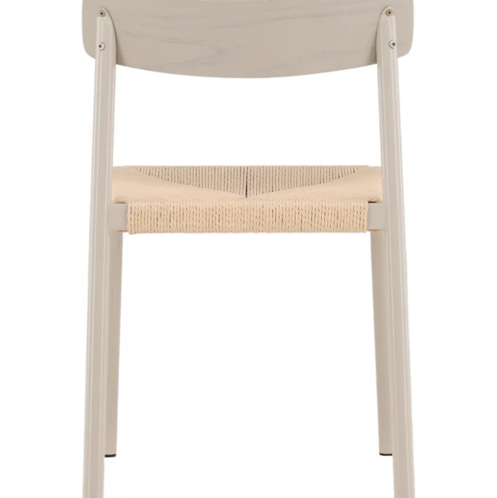 Matstol med rottingsits - Greige