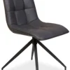 Matstol svart PU