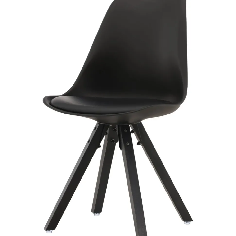 Matstol svart PU / Plast