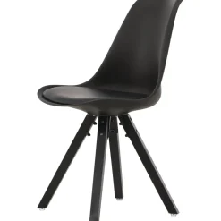 Matstol svart PU / Plast