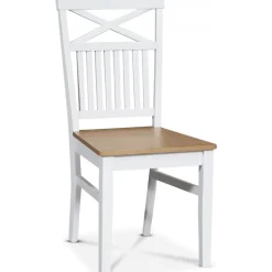 Matstol vit/ek - Fårö