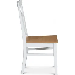 Matstol vit/ek - Fårö