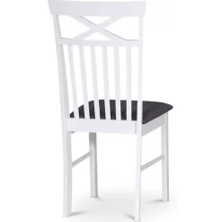 Matstol vit/grå - Sofiero + Möbeltassar