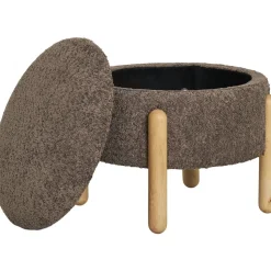 Medas sittpuff - Brun bouclé