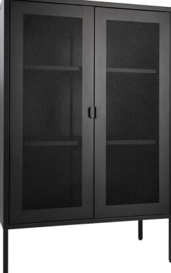 Melbourne Vitrinskåp - Svart