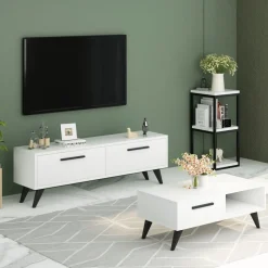 Melisa TV-bänk - Vit