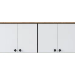 Mendy överskåp - Valnöt/vit