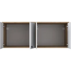 Mendy överskåp - Valnöt/vit