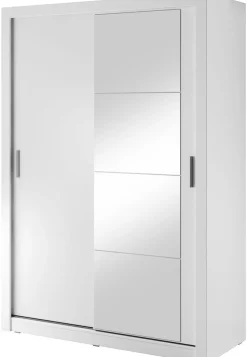 Mervyn vit garderob med skjutdörrar B150 cm