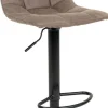 Middelfart Barstol - Ljusbrun/svart