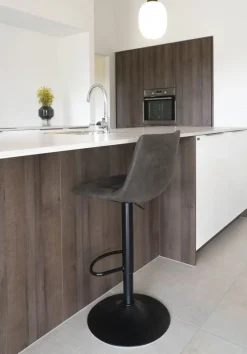 Middelfart Barstol - Mörkgrå/svart + Fläckborttagare för möbler