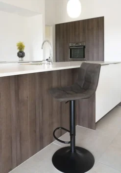 Middelfart Barstol - Mörkgrå/svart + Fläckborttagare för möbler