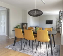 Middelfart Matstol - Gul/svart