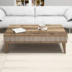 Milan soffbord 105 x 60 cm - Valnöt