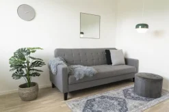 Milton Bäddsoffa - Mörkgrå/björk