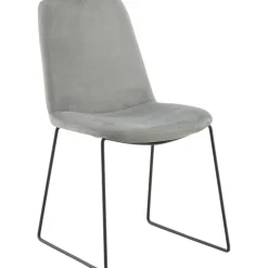 Minnie matstol - Grå sammet