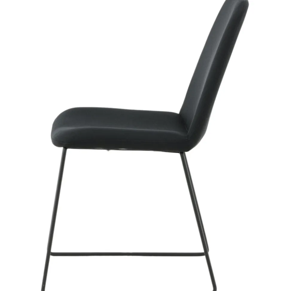 Minnie matstol - Svart tyg