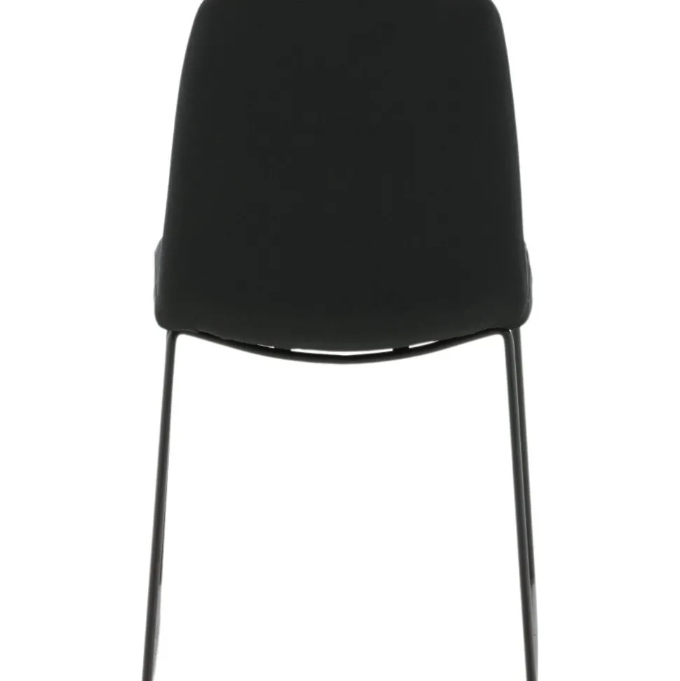 Minnie matstol - Svart tyg