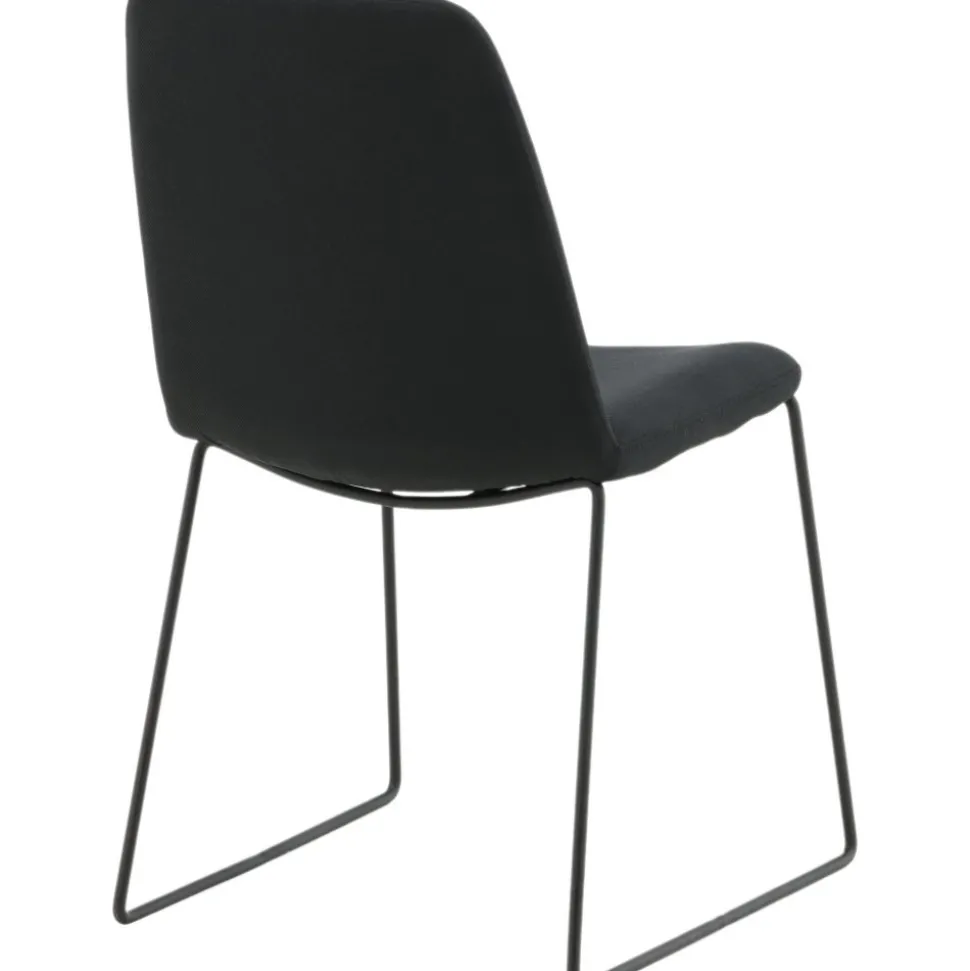 Minnie matstol - Svart tyg